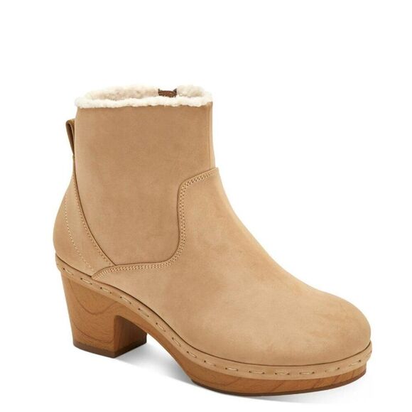 Style & Co. Womens Townaa Winter Faux Fur Ankle Boots - Picture 1 of 7